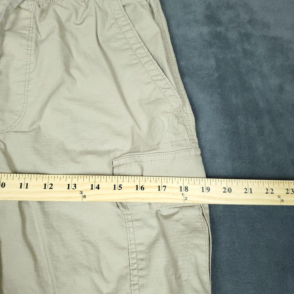 Hurley Cargo Pants Mens Small Jogger Drawstring Elastic Waist Pockets Casual - Picture 8 of 12